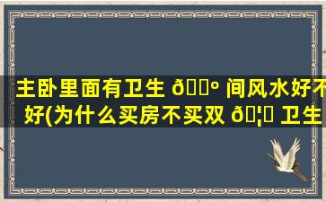 主卧里面有卫生 🌺 间风水好不好(为什么买房不买双 🦉 卫生间)